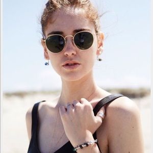 UNUSED! Women’s Round Ray Ban Metal Sunglasses